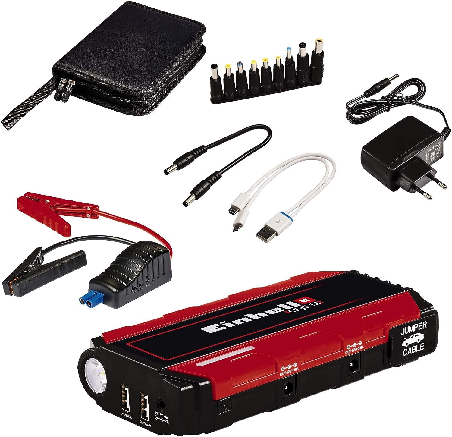 einhell ce-js 12 power bank energy avviatore booster 12v 200a con accumulatore litio - ce-js 12