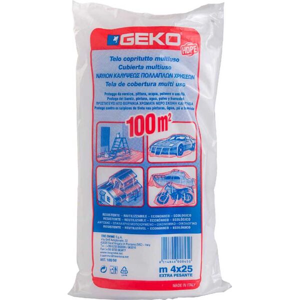 geko 100/329 telone copritutto plt mt 4x25 gr 950 hd pezzi 14 - 100/329