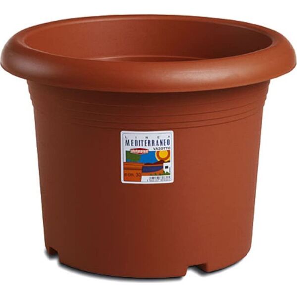 stefanplast sfv89090 vasotto mediterraneo Ø 90 colore terracotta - sfv89090