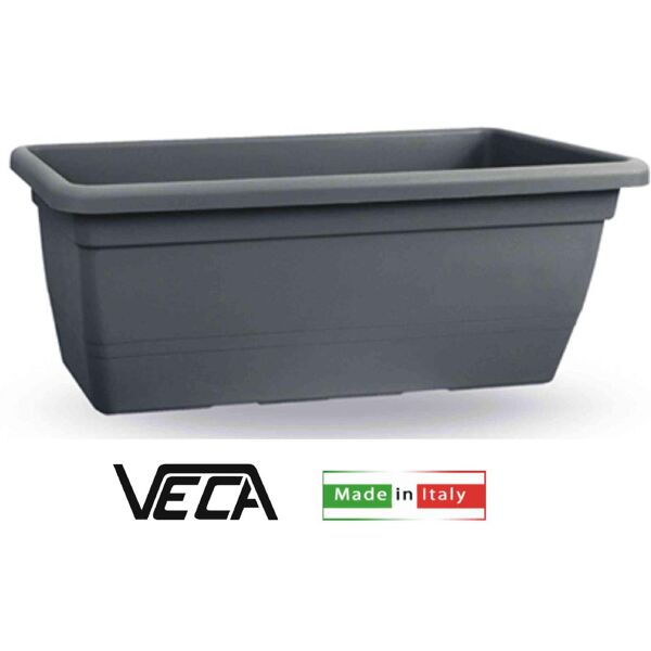 veca 960098 fioriera rettangolare anthea cm 100 antracite - 960098