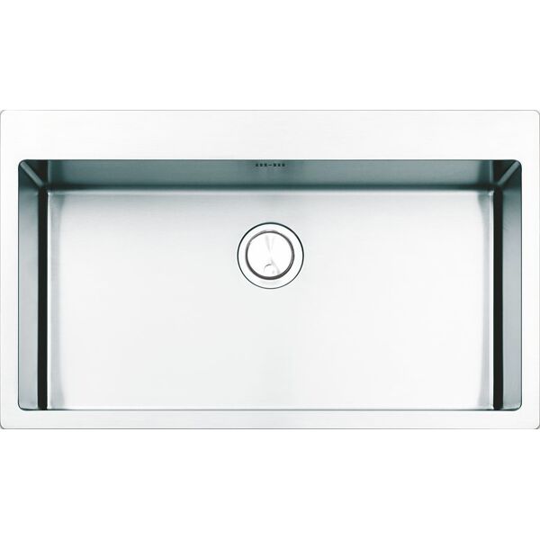 apell lnp77ibc lavello cucina 1 vasca incasso larghezza 77 cm materiale acciaio inox finitura spazzolata - lnp77fbc serie linear plus