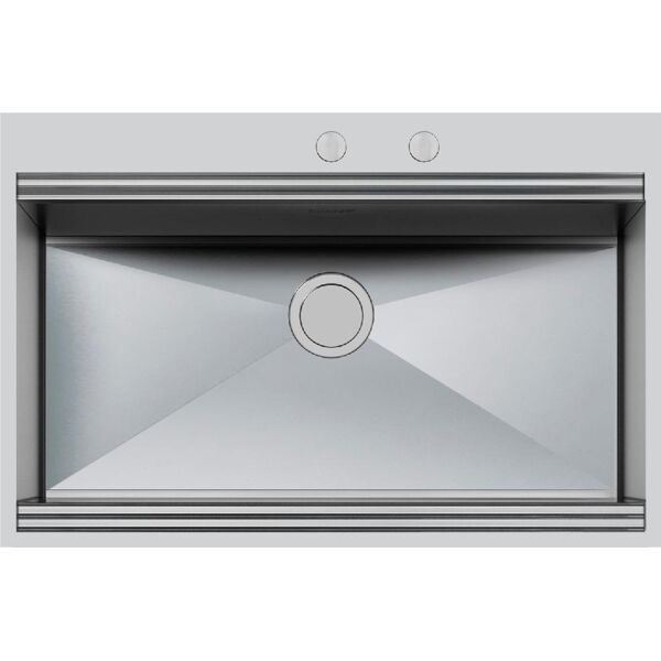 foster 1025 050 lavello cucina 1 vasca sottotop larghezza 85 cm materiale acciaio inox finitura spazzolata - 1025 050 milano