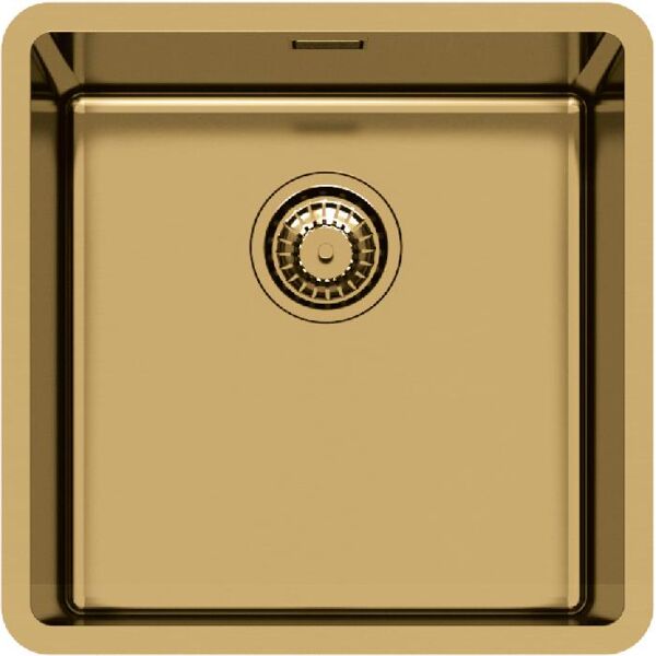 foster 2156 889 lavello cucina 1 vasca sottotop larghezza 44 cm materiale acciaio inox colore oro - 2156 889 ke-r15