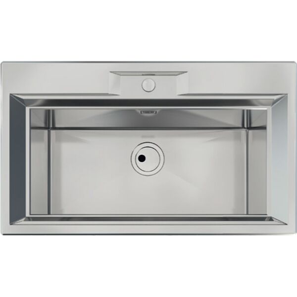 foster 2977060 lavello cucina 1 vasca incasso larghezza 87 cm materiale acciaio inox finitura spazzolata - 2977 060 serie fl