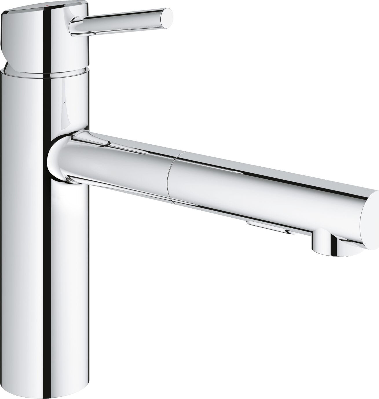 grohe 30273001 rubinetto cucina miscelatore con doccetta estraibile monocomando colore cromo - 30273001 concetto