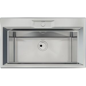 Foster 2977060 Lavello Cucina 1 Vasca Incasso Larghezza 87 Cm Materiale Acciaio Inox Finitura Spazzolata - 2977 060 Serie Fl