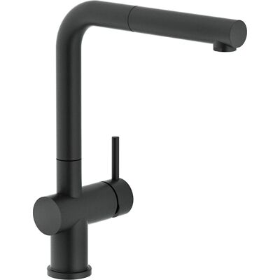 nobili Lv00117/1bm Rubinetto Cucina Miscelatore Monocomando Con Canna Girevole E Doccetta Ø 50 Cm Colore Nero - Lv00117/1bm nobili Lv00117/1bm Rubinetto Cucina Miscelatore Monocomando Con Canna Girevole E Doccetta Ø 50 Cm Colore Nero - Lv00117/1bm