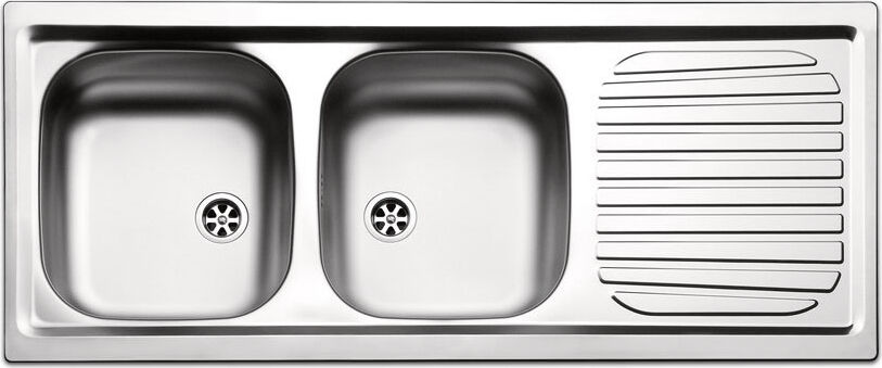 apell Fi1162milpc Lavello Cucina 2 Vasche Incasso Con Gocciolatoio Sx Larghezza 116 Cm Materiale Acciaio Inox Finitura Prelucida - Fi1162milpc Serie Firenze apell Fi1162milpc Lavello Cucina 2 Vasche Incasso Con Gocciolatoio Sx Larghezza 116 Cm Materiale Acciaio Inox Finitura Prelucida - Fi1162milpc Serie Firenze