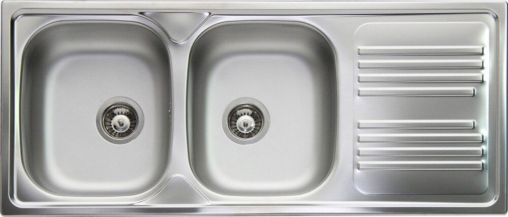 apell Tm1162irpc Lavello Cucina 2 Vasche Incasso Con Gocciolatoio Dx Larghezza 116 Cm Materiale Acciaio Inox Finitura Prelucida - Serie Atmosfera Tm1162irpc apell Tm1162irpc Lavello Cucina 2 Vasche Incasso Con Gocciolatoio Dx Larghezza 116 Cm Materiale Acciaio Inox Finitura Prelucida - Serie Atmosfera Tm1162irpc