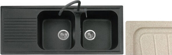 plados Pl1162ug94 Lavello Cucina Fragranite 2 Vasche Incasso Con Gocciolatoio Larghezza 116 Cm Materiale Ultragranit Colore Avena Ug94 - Pl1162 Serie Atlantic plados Pl1162ug94 Lavello Cucina Fragranite 2 Vasche Incasso Con Gocciolatoio Larghezza 116 Cm Materiale Ultragranit Colore Avena Ug94 - Pl1162 Serie Atlantic