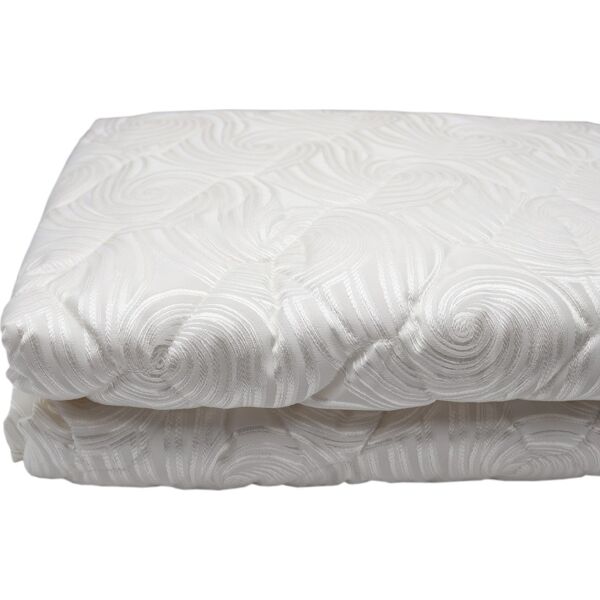 blanco bd1560 trapunta matrimoniale mezza stagione lavorazione jacquard tono su tono colore bianco