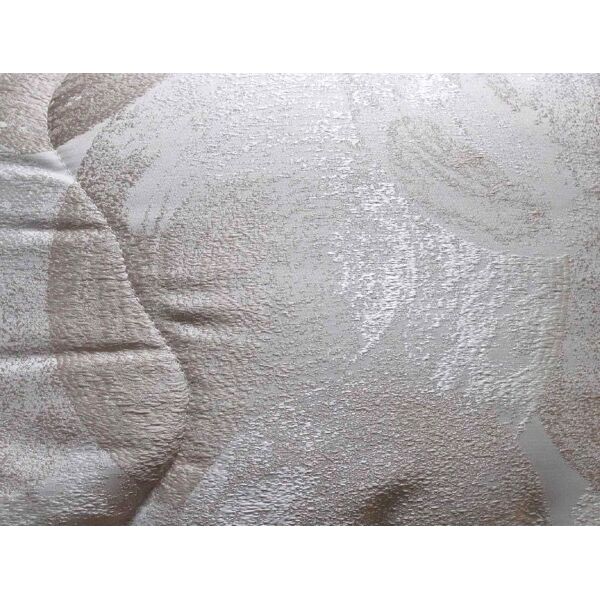 elite noemi trapunta invernale matrimoniale 260x265 cm in raso fantasia jacquard cerchi colore beige - noemi