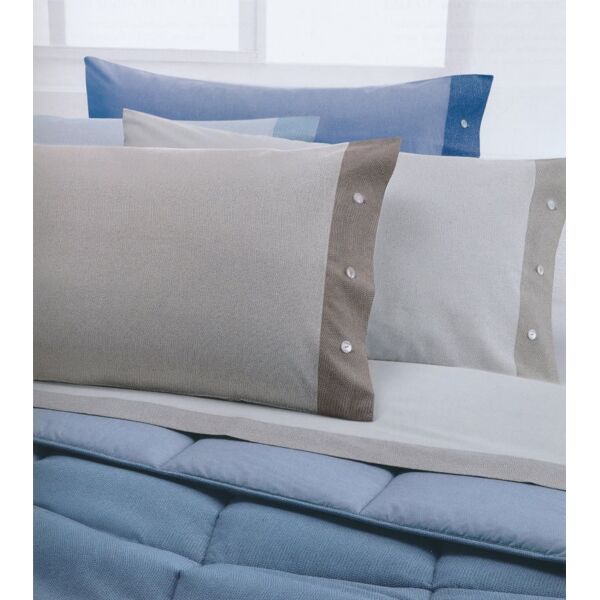 gabel chromo trapunta invernale matrimoniale 260x260 cm in fibra anallergica double face colore blu - chromo