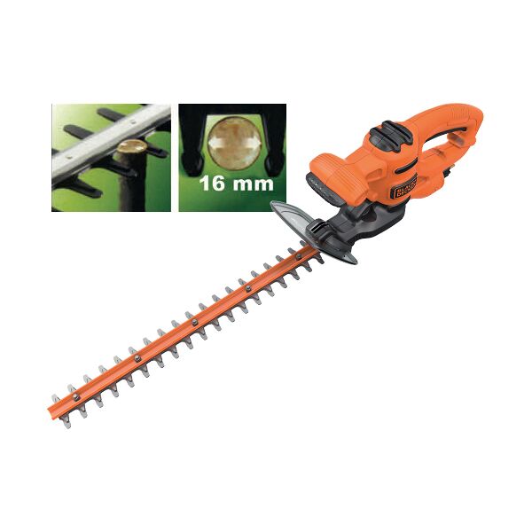 black & decker beht 201 tagliasiepi elettrico 420 watt lunghezza lama 45 cm - beht 201