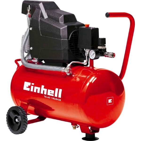 einhell 4007325 compressore coassiale 1.5 kw 8 bar con manometro 160 lt/min capacità 24 litri - 4007325