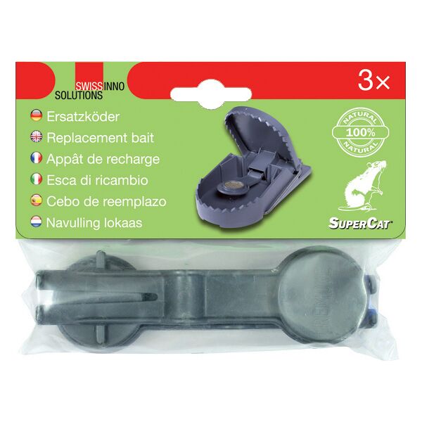 swissinno 1060001ks esca ric. supercat per trappole grandi pezzi 3 blister 5 - 1060001ks