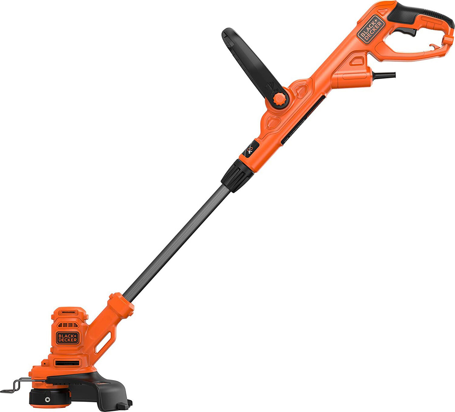 black & decker besta525 decespugliatore elettrico tagliabordi 450 watt larghezza taglio 25 cm con doppia impugnatura - besta525