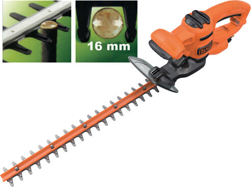 black & decker beht 201 tagliasiepi elettrico 420 watt lunghezza lama 45 cm - beht 201