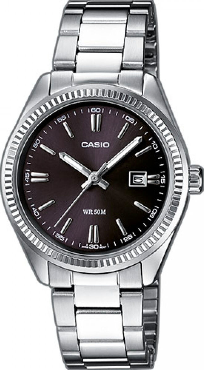 casio ltp-1302pd-1a1vef orologio donna quadrante analogico cassa e cinturino in acciaio inox colore silver - ltp-1302pd-1a1vef