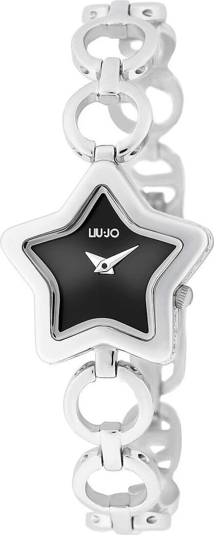 liu jo tlj1709 orologio donna quadrante analogico cassa e cinturino inox colore silver nero - tlj1709 to be star