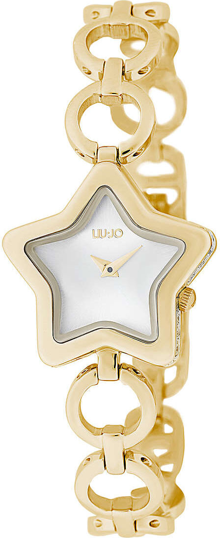 liu jo tlj1710 orologio donna quadrante analogico cassa e cinturino inox colore oro bianco - tlj1710 to be star