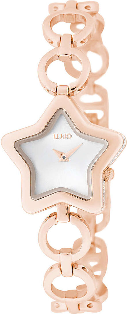 liu jo tlj1711 orologio donna quadrante analogico cassa e cinturino inox colore oro rosa bianco - tlj1711 to be star