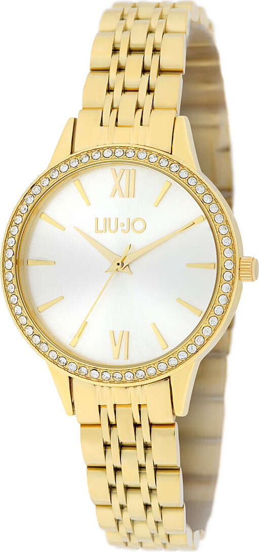 liu jo tlj1997 orologio donna quadrante analogico cassa e cinturino in acciaio colore bianco oro - tlj1997