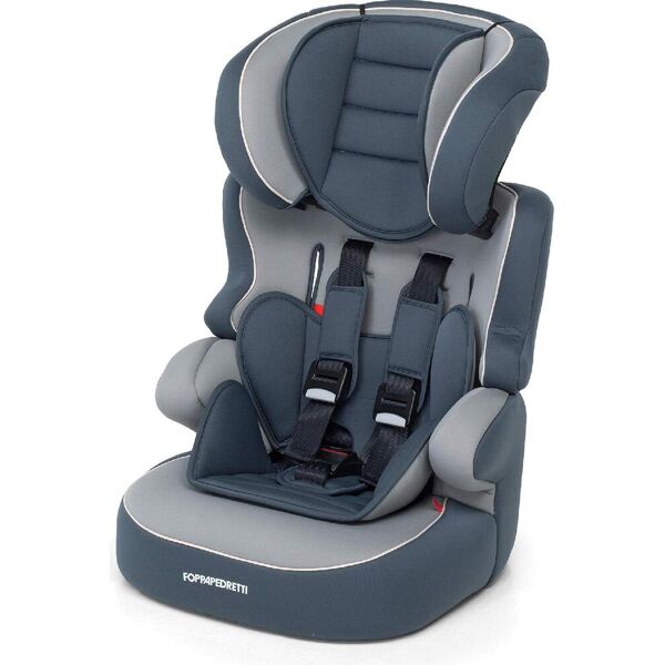 foppapedretti 32720 seggiolino auto 9-36 kg / 15m - 12 anni / 76-150 cm / gruppo 1-2-3 colore grigio babyroad