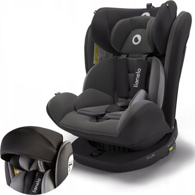 lionelo Lo-Bastiaan-Gb Seggiolino Auto 0-36 Kg Isofix / 0m - 12 Anni / 40-150 Cm / Gruppo 1-2-3 / Girevole 360° Colore Grigio - Bastiaan I-Size lionelo Lo-Bastiaan-Gb Seggiolino Auto 0-36 Kg Isofix / 0m - 12 Anni / 40-150 Cm / Gruppo 1-2-3 / Girevole 360° Colore Grigio - Bastiaan I-Size
