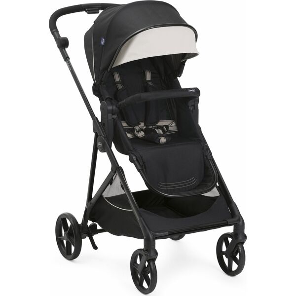 chicco 05 87097 07 seety - passeggino leggero pieghevole da 0+m fino a 4 anni (22 kg) compatibile con navicella seety colore etna black