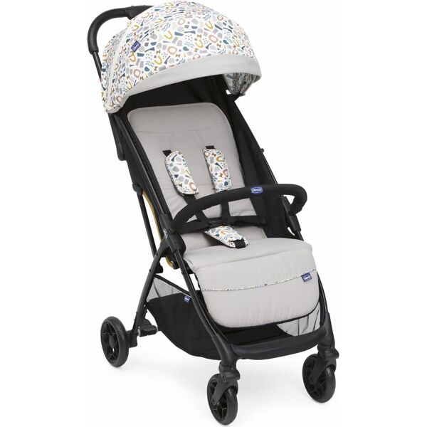 chicco 08 87068 77 glee - passeggino ultra leggero pieghevole da 0-4 anni 0-22 kg schienale e poggiapiedi regolabili colore joking beige