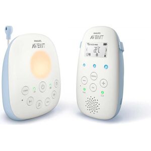 Philips Scd715/00 Baby Monitor Dect Display Lcd Raggio Di Funzionamento 330 M Modalità Notte Colore Bianco - Scd715/00