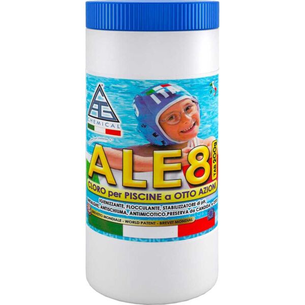 cag chemical ale8p200 cloro 8 funzioni per piscina pastiglie da gr 200 kg.1,4 - ale8p200