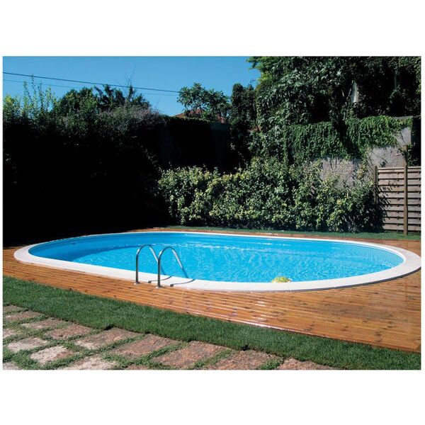 gre kp eov 7059 piscina interrata da giardino piscina esterna ovale 700x320x150 cm con pompa filtro e scala inox - kpeov7059 madagascar