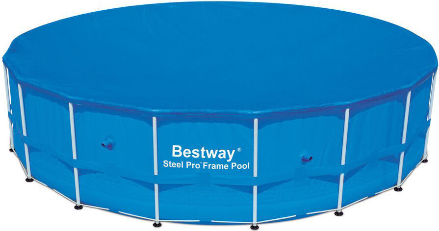 bestway 58039 telo copertura per piscina fuori terra rotonda compatibile con modelli power steeltm Ø 549 cm - 58039
