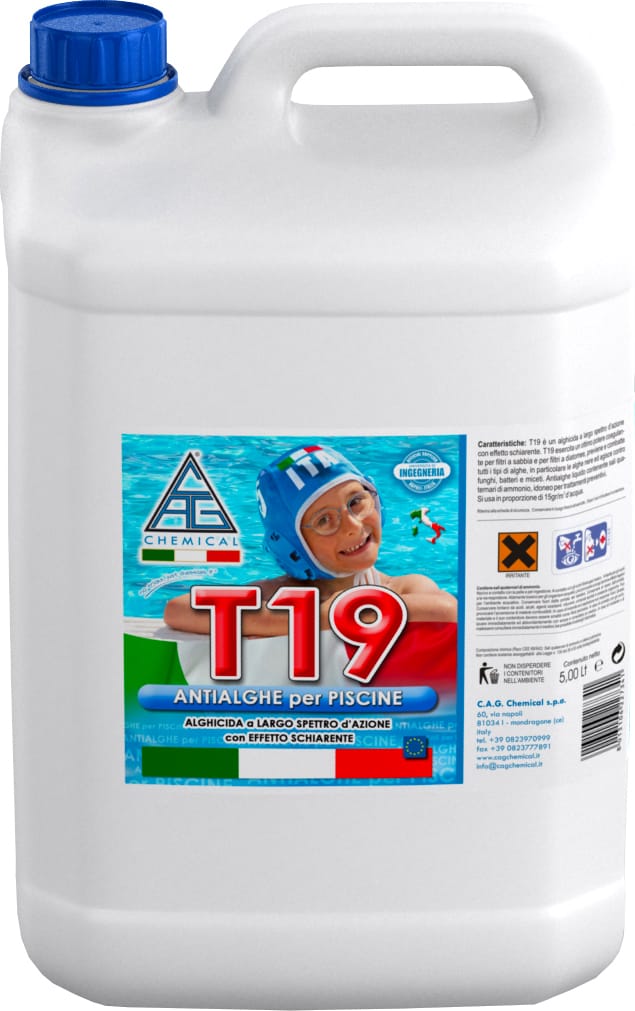 cag chemical t19 antialghe per piscine lt. 5 pezzi 4 - t19