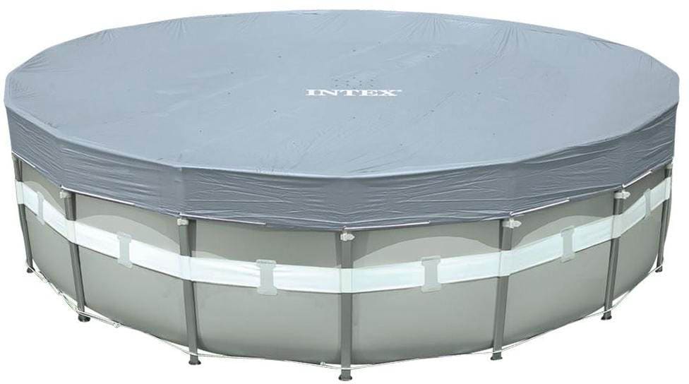 intex 28041 telo copertura piscina copripiscina tondo Ø cm 549 compatibile modello ultraframe - frame deluxe - 28041