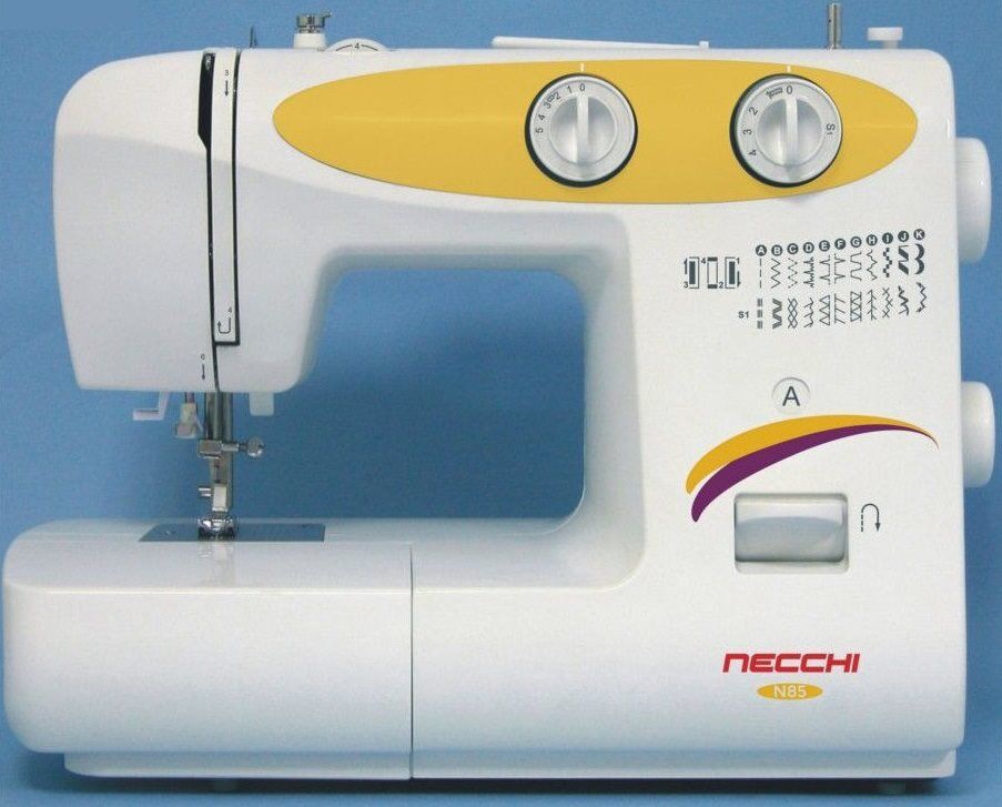 necchi n85 macchina da cucire meccanica 23 punti asolatore 4 tempi infila ago automatico - n85