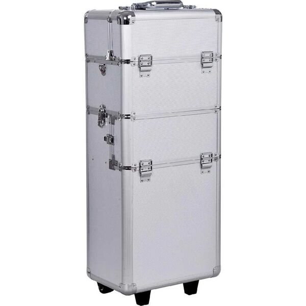 dechome 81000d trolley make up artist professionale beauty case trucco in alluminio - 81000d