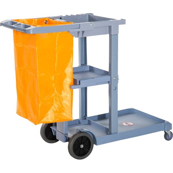 dechome 7d0004 carrello pulizie multifunzionale con borsa da 100 litri 113x50.5x96.5 cm - 7d0004