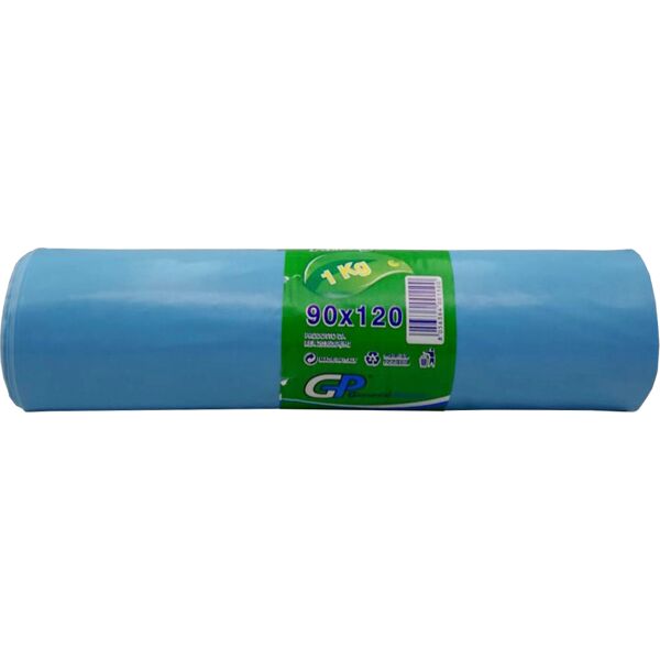 nbrand blghu479 sacchi nettezza urbana in rotolo 90x120 azzurro kg.1 pezzi 15 - blghu479