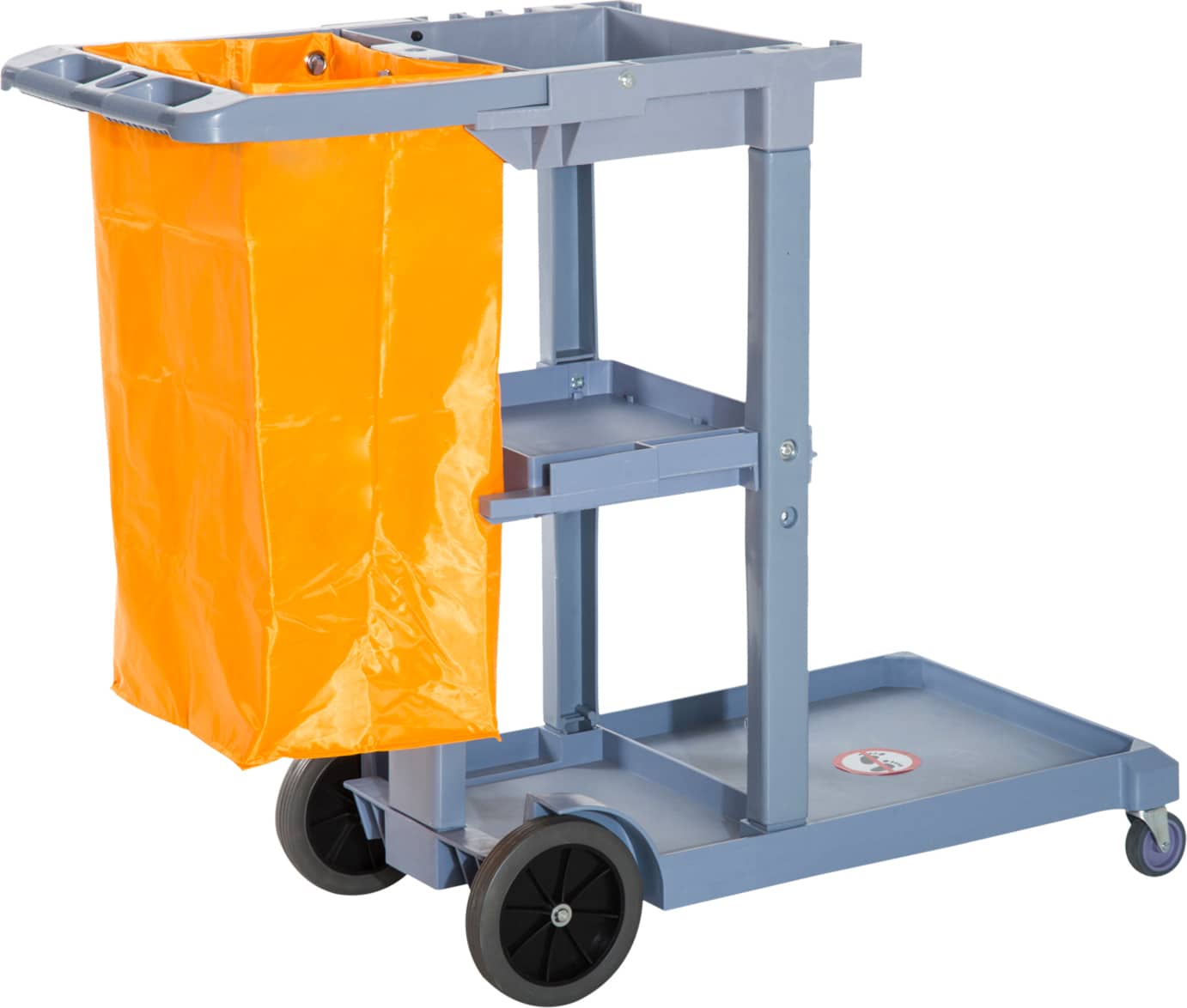 dechome 7d0004 carrello pulizie multifunzionale con borsa da 100 litri 113x50.5x96.5 cm - 7d0004