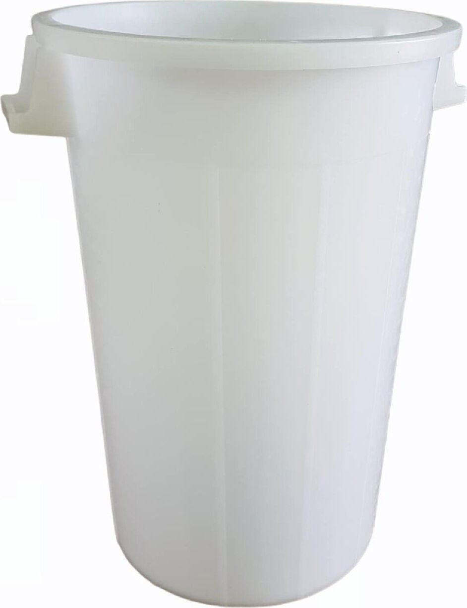 stefanplast sf574 pattumiera bidone rifiuti senza coperchio 120 litri colore bianco - sf574