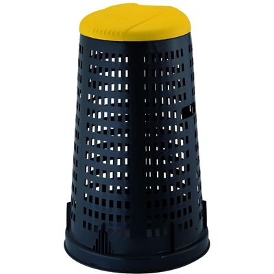 stefanplast 24703 Bidone Spazzatura Pattumiera Rifiuti Trespolo Capacità 100 Litri Ø Cm. 58x90 H Con Coperchio Colore Giallo - 24703 stefanplast 24703 Bidone Spazzatura Pattumiera Rifiuti Trespolo Capacità 100 Litri Ø Cm. 58x90 H Con Coperchio Colore Giallo - 24703
