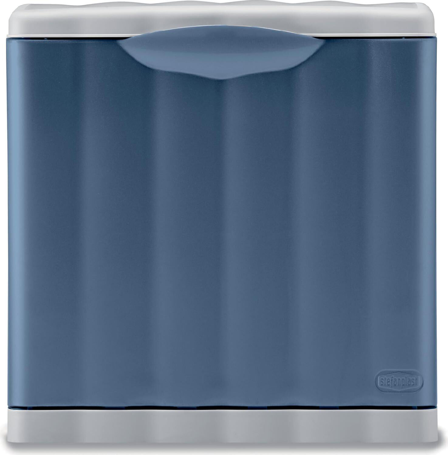 stefanplast 42553 Pattumiera Plastica 20 Litri Grigio/azzurro - 42553 stefanplast 42553 Pattumiera Plastica 20 Litri Grigio/azzurro - 42553