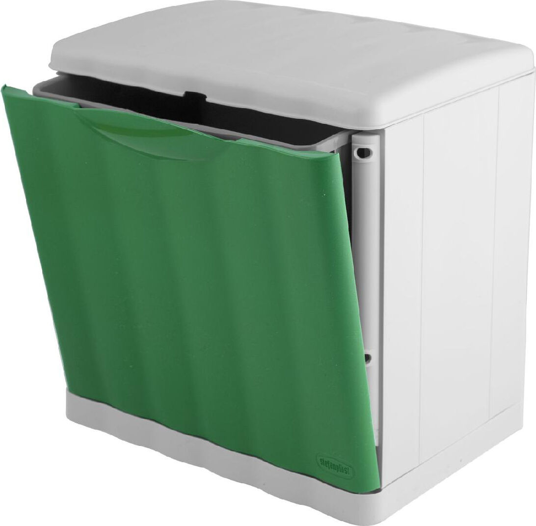 stefanplast 42554 Pattumiera Plastica 20 Litri Grigio/verde - 42554 stefanplast 42554 Pattumiera Plastica 20 Litri Grigio/verde - 42554