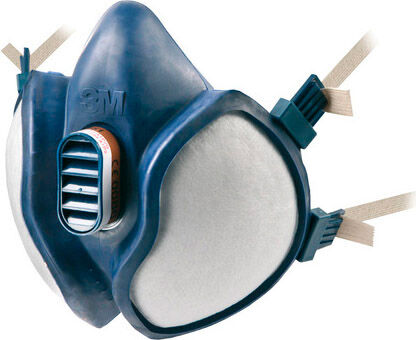 3m 4251 maschera antigas semimaschera respiratore con doppio fitro incorportato - 4251
