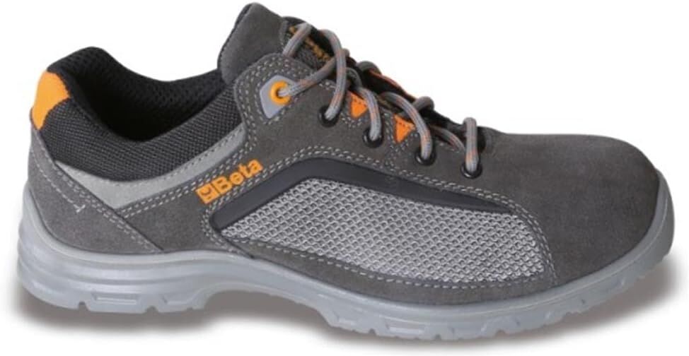 betafer 072130038 scarpe antinfortunistiche da lavoro antiperforazione tomaia in camoscio e tessuto tecnico classe src taglia 38 colore grigio - 072130038 - 7213 fg s1p-src