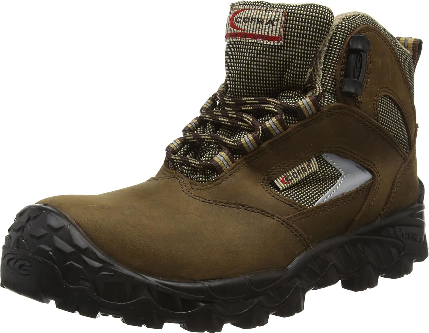 cofra fw490-000.w40 scarpe antinfortunistiche da lavoro antiperforazione kavir polacco alt marrone/beige taglia 40 protezione s3 - fw490-000.w40