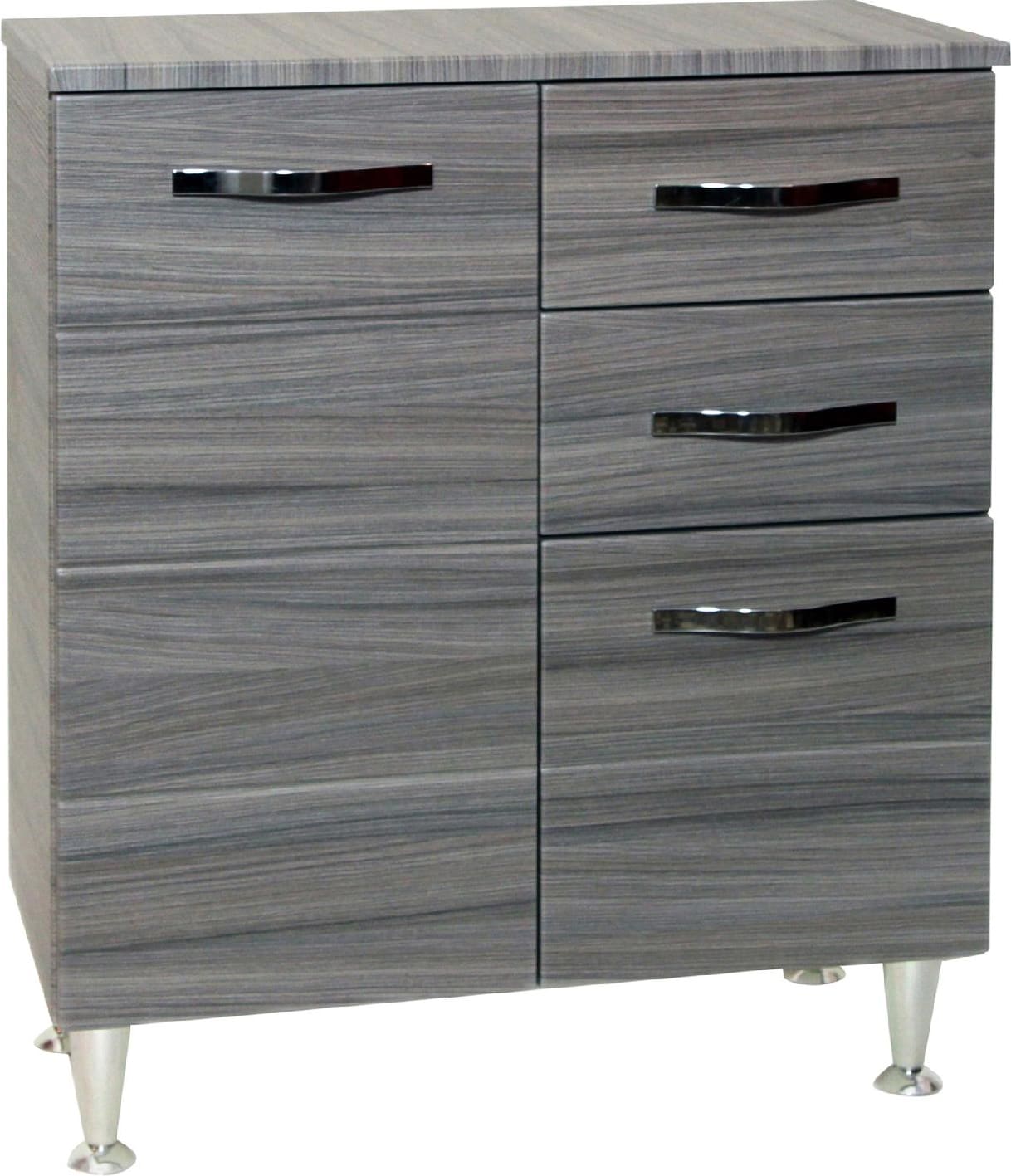 nbrand base antonella_pali mobile bagno in legno 2 ante / 2 cassetti 66x33x80h colore palissandro - antonella